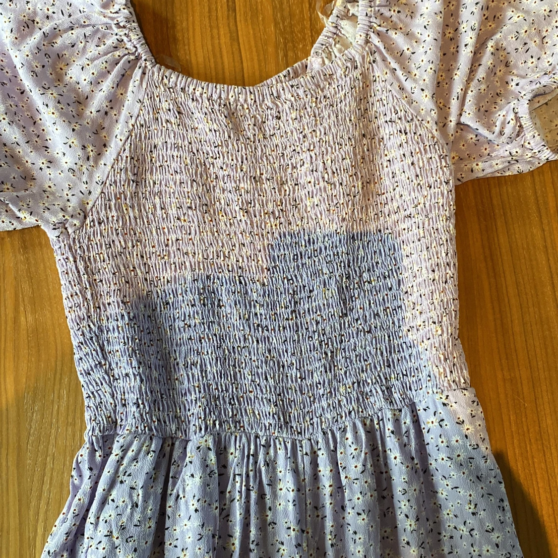 Blommig byxdress - 90