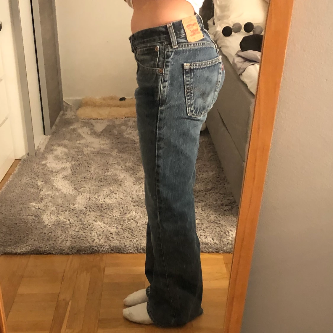 Lågmidjade jeans