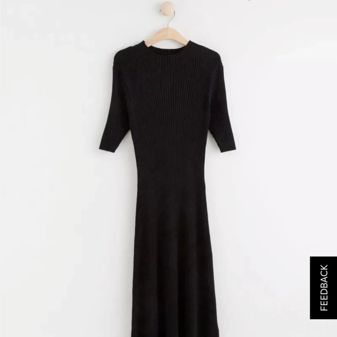 S-Ribbstickad klänning Lindex Sökes  - 90