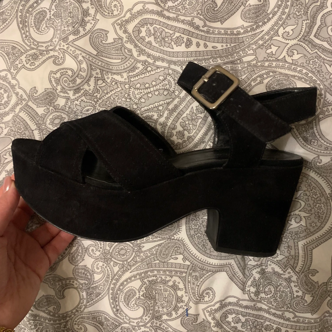 New Look Wide Fit Platform Chunky Sandal - 91