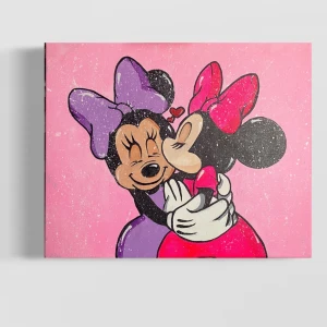 Tavla - Egenmålade tavlor med akryl på canvas. Målade sidor. Går att frakta