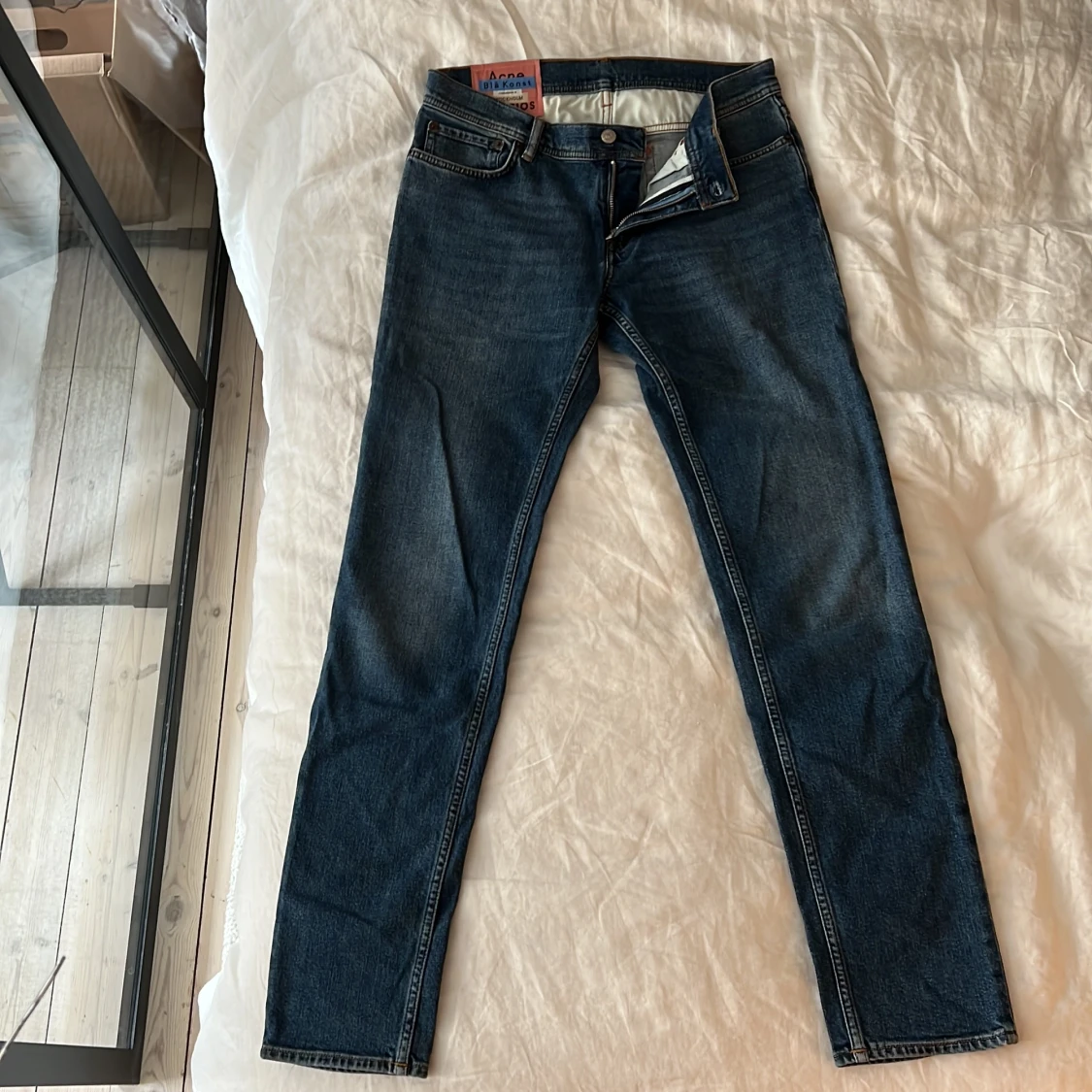 Acne Studios Blå Konst jeans himmelsblå