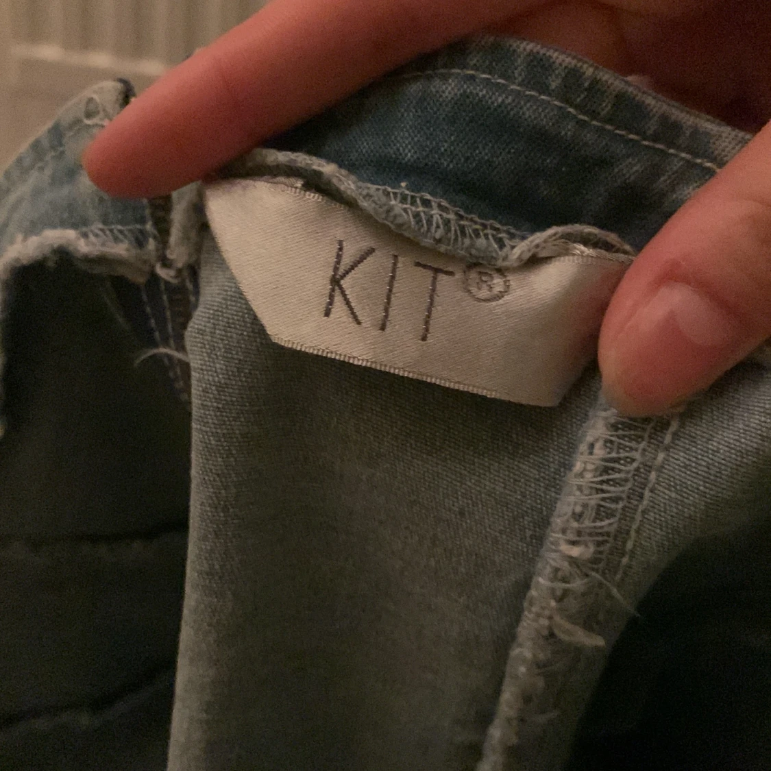 Korsett topp denim - 91