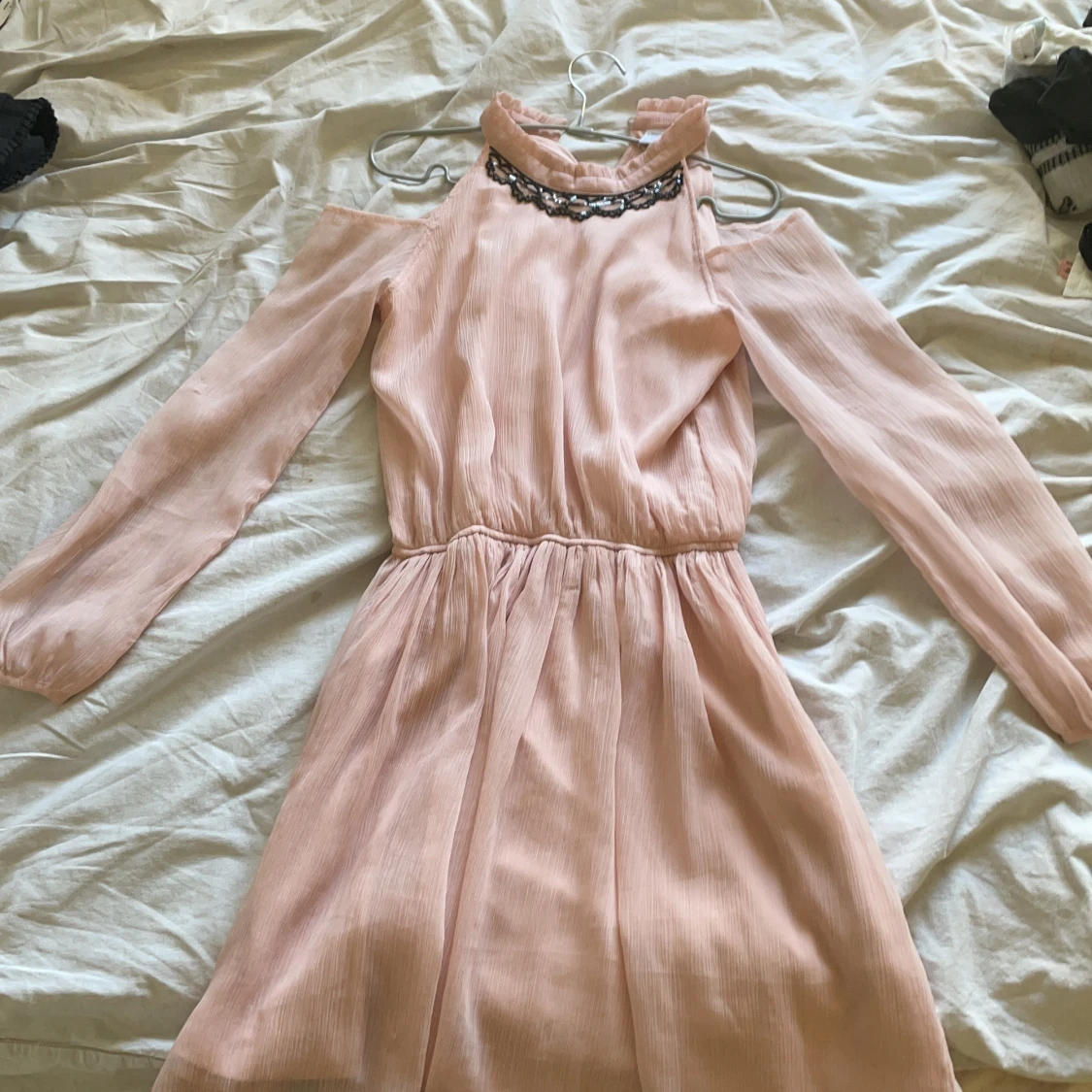 Rosa fest klänning  - 90