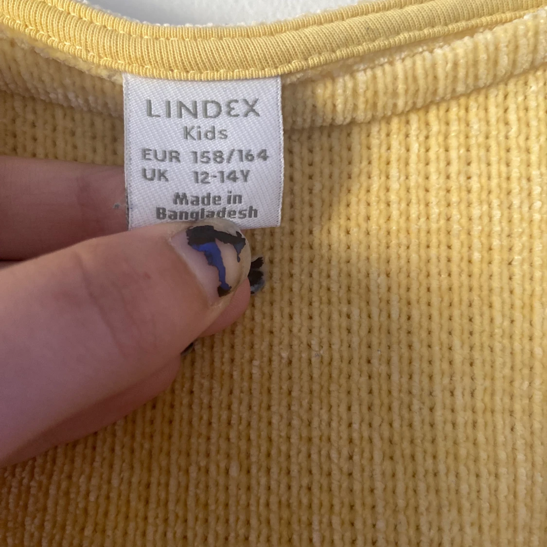 Gul ribbad tröja - 91