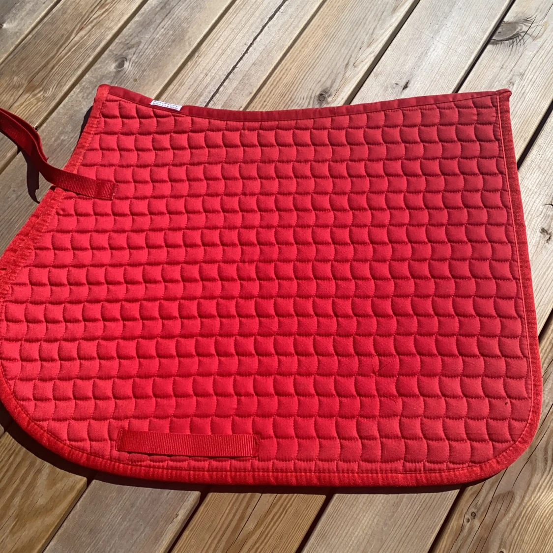 Rött schabrak-storlek full(alround)