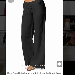 Linnebyxor  - Säljer dessa linnebyxor jag fick i födelsedags present förra veckan! Har ett par i vitt och svart och eftersom de var för små så säljer jag nu de, men skall beställa nya i större storlek❤️ de är helt oanvända och säljer de för 230 + frakt!