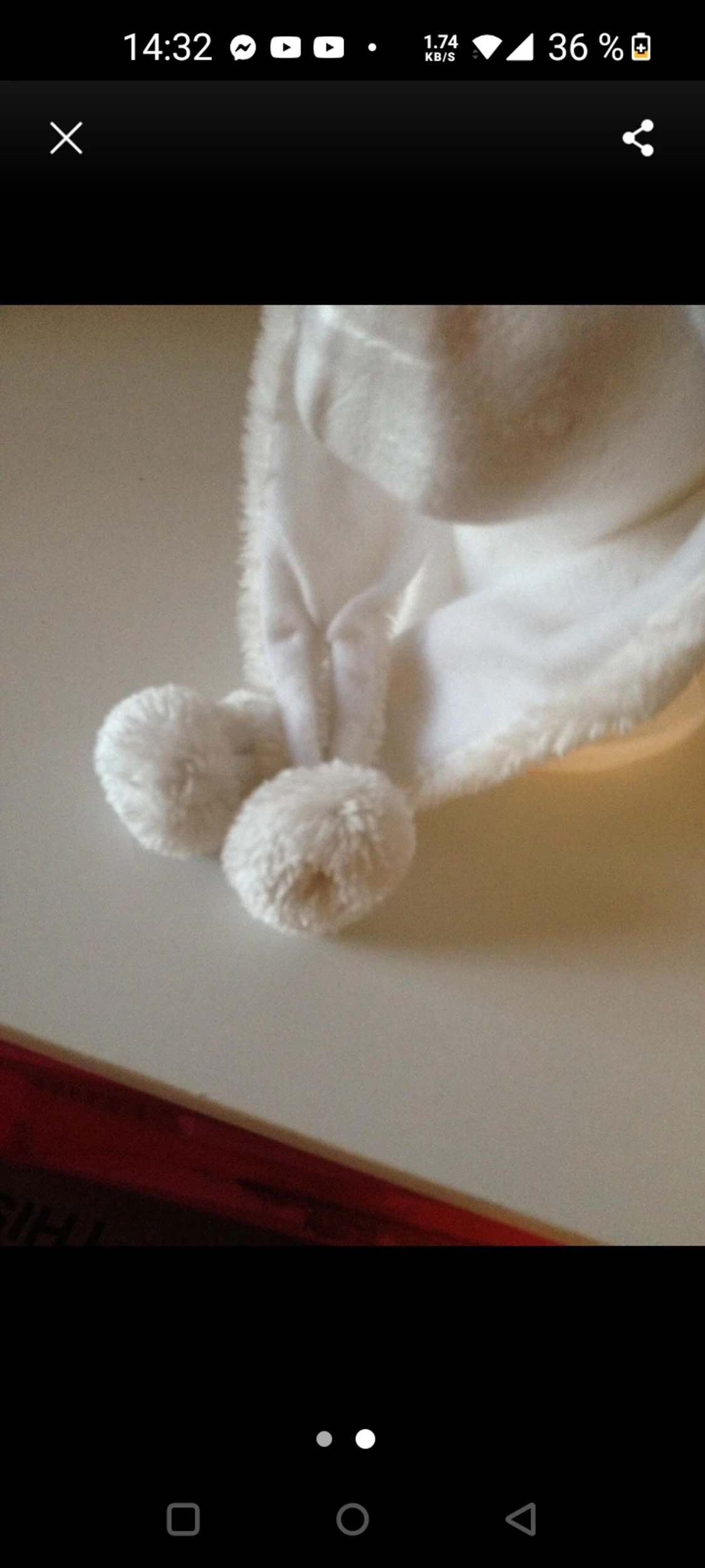 Barn mössa Panda  - 90