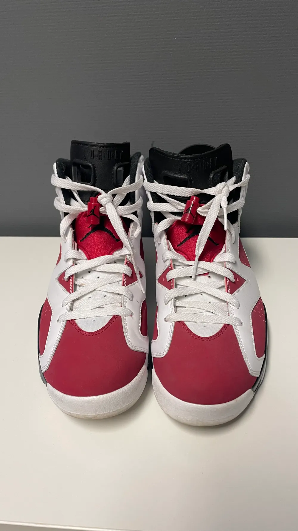 Air Jordan 6 ”Carmines” Använda max 10 gånger Kvitto o låda ingår. Skor.