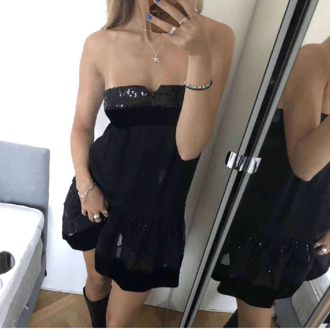 Nyår glitter klänning