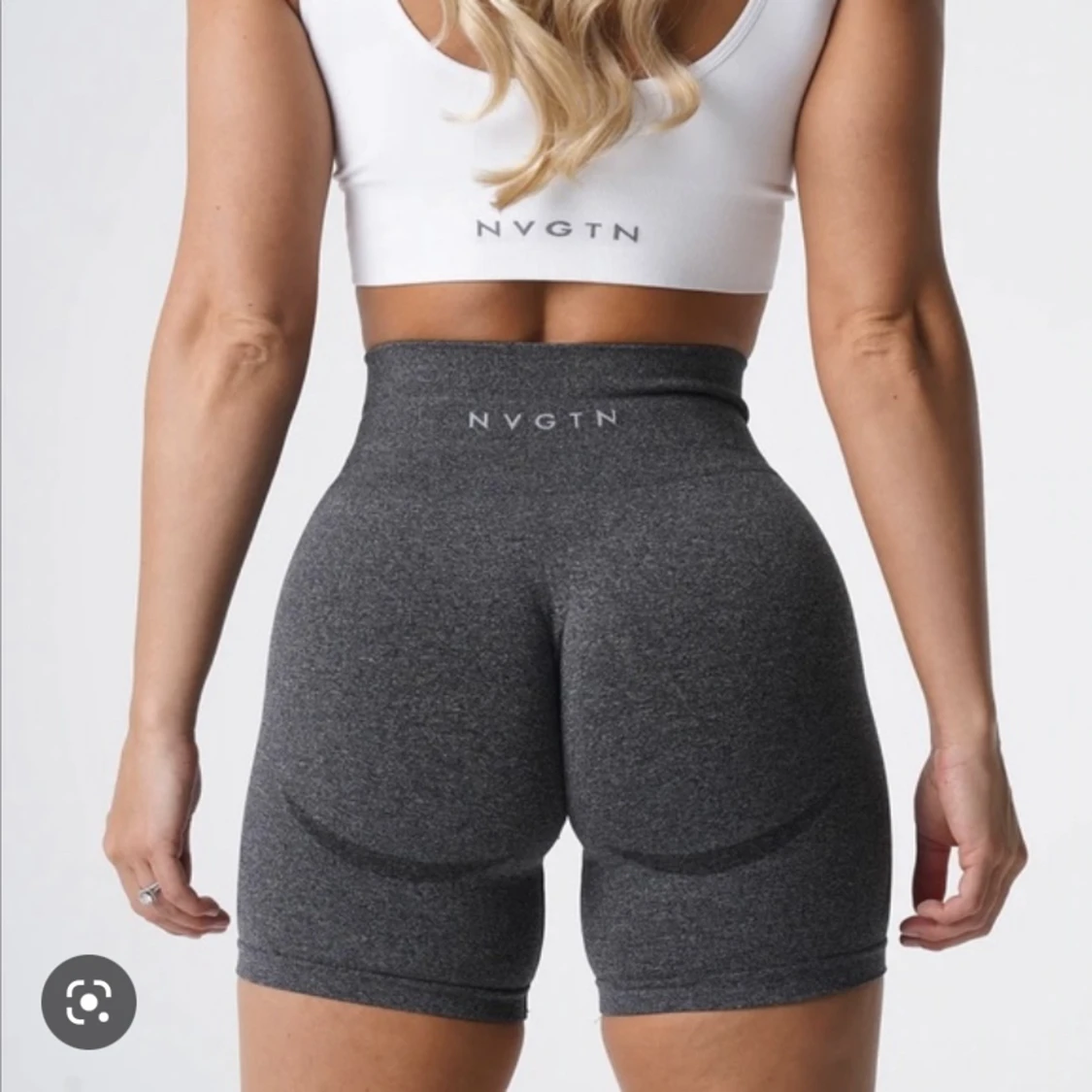 Gråa träningsshorts - 90