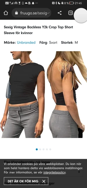 Rygglös tröja - Ena såldes men har en till 💞 jättefin