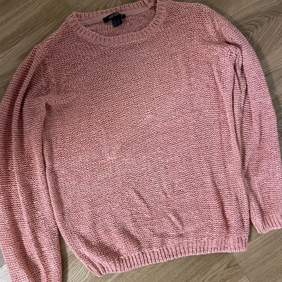 Rosa stickad tröja  - 90