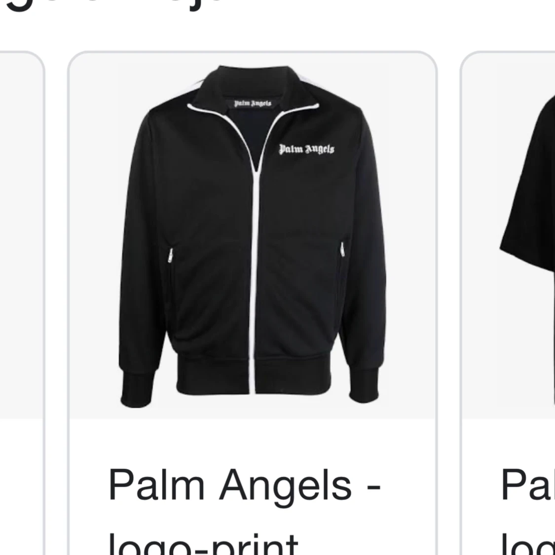 Palm angels zip 