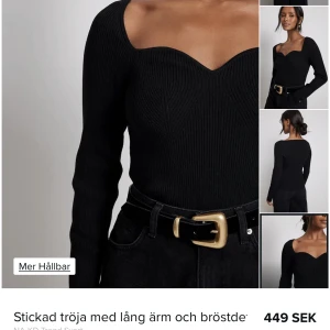 Topp - Jättefin svart tröja lite för stor för mig så den hänger bara i garderoben 