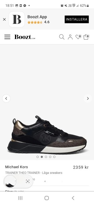 Michael kors sneakers stl 40.5  - Äkta inköpta på bubleroom för 2400 knappt använda då jag äger för många och rensat ur.  Djur & rökfritt hem