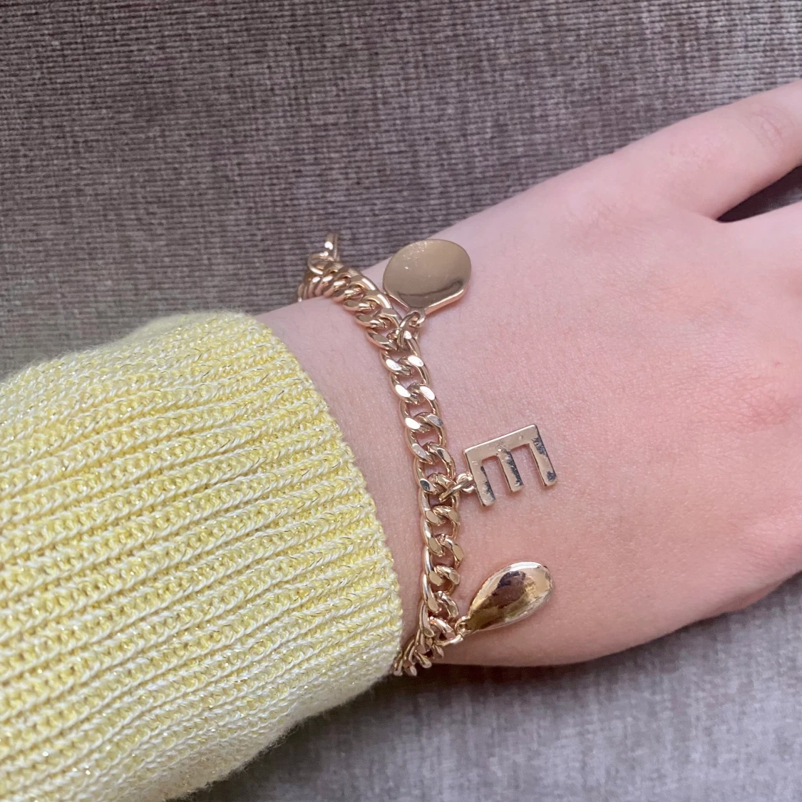 Armband guldfärgad SEA  - 90