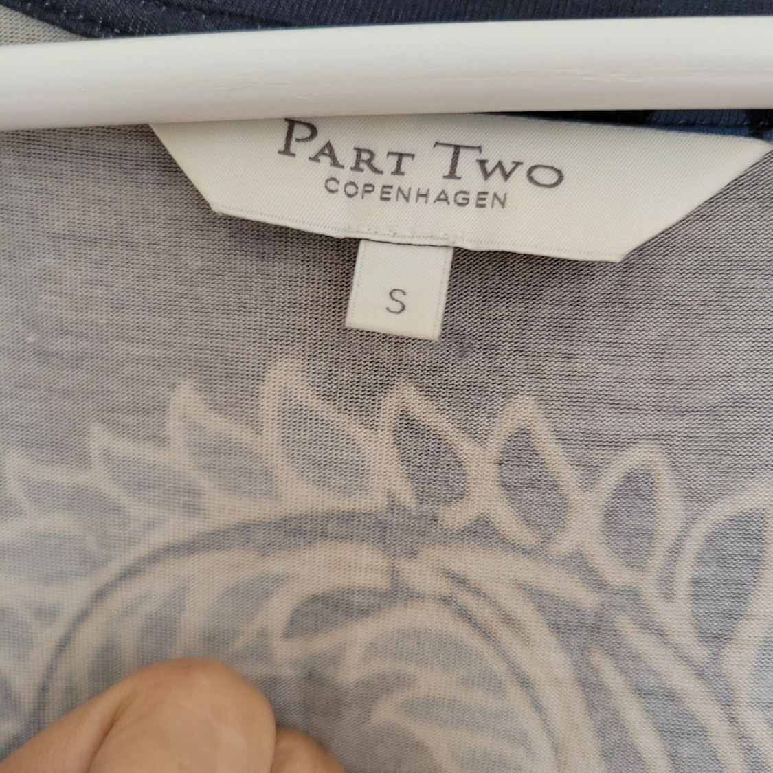 Lång blå klänning - 91