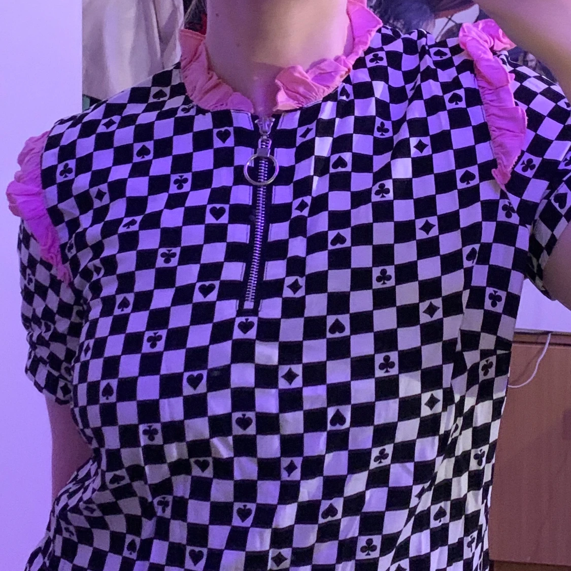 Rutig hellbunny klänning - 91