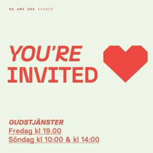 Church - Youre invited ❤️ We Are Onechurch har gudstjänster 19.00 på fredagar och 10.00 & 14.00 på söndagari Skanstull. Det går inte att missa det stora korset som lyser upp hela götgatan❤️ Du kan skriva om du vill följa med❤️🙏🏾