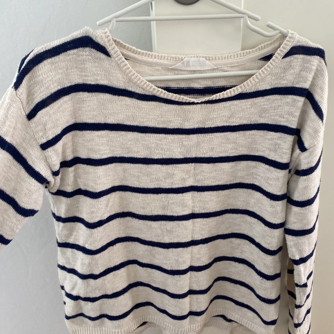 Långärmad randig tröja