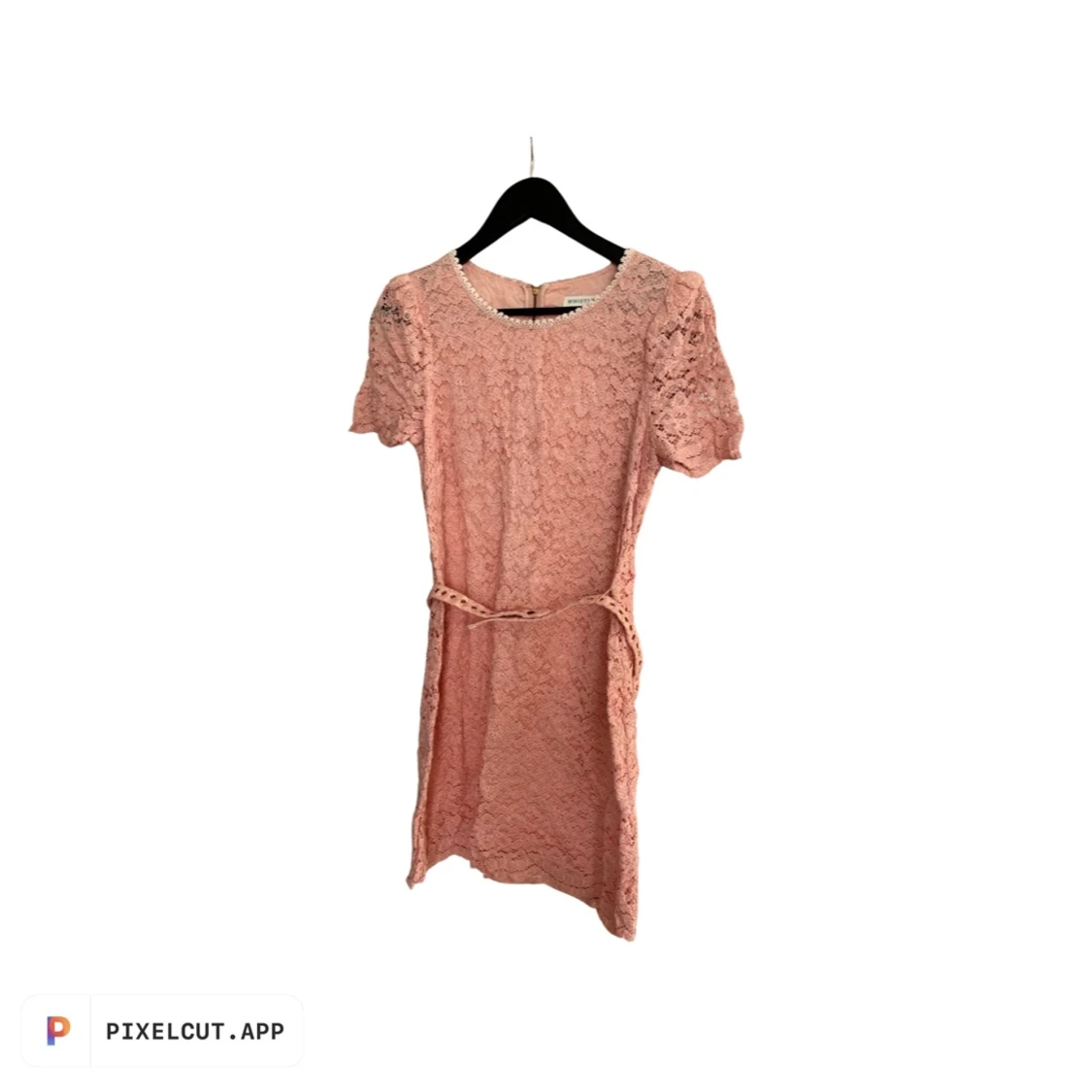 Whistles pink lace dress 