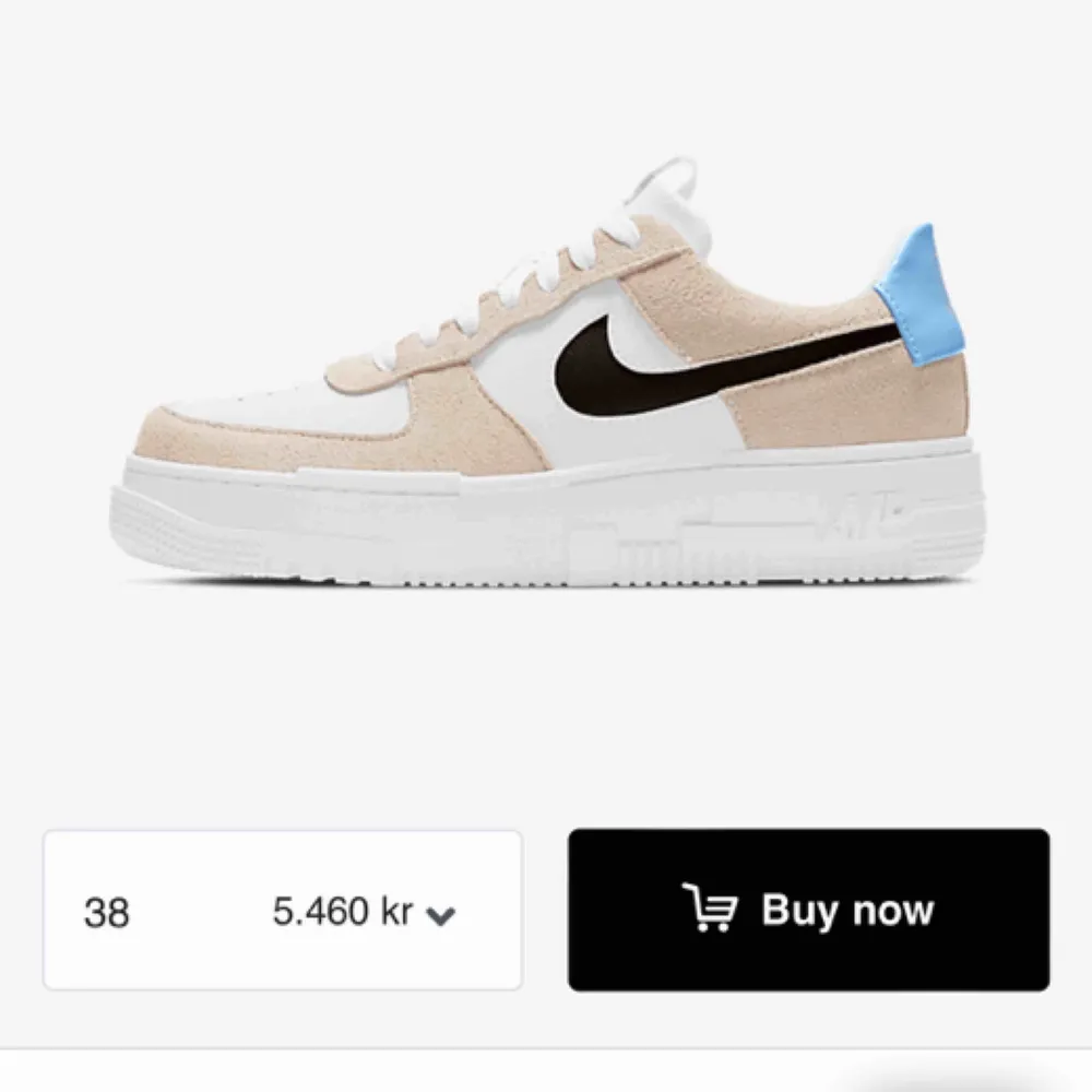 Säljer mina använda AIR FORCE 1 PIXEL 