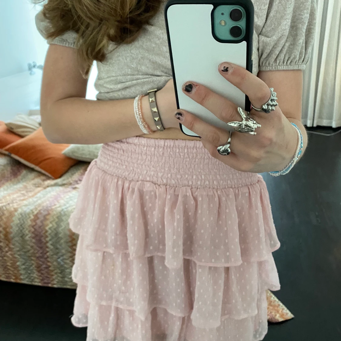 Rosa sommar kjol - 90