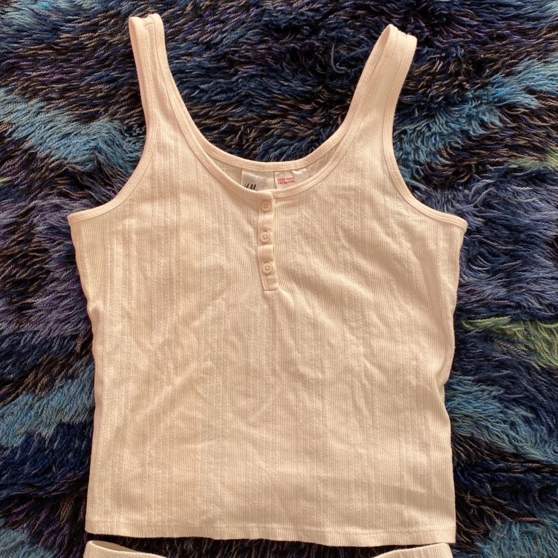 Gräddvit pyjamas från HM  - 91