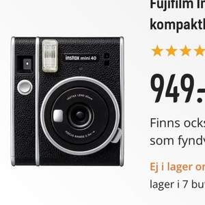 Säljer min Polaroid kamera då den inte kommer till användning💕 i priset tillkommer även ett paket med 10 polaroid filmer till kameran!💕
