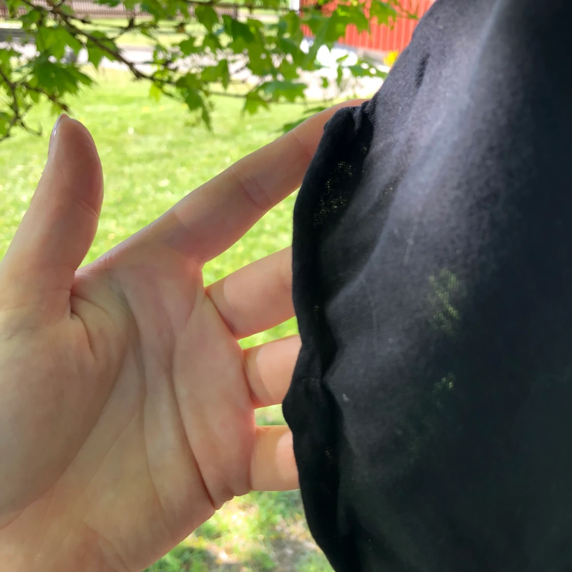 Svart T-shirt i storlek M. - 90