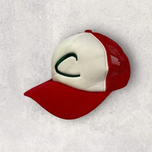 Pokemon Ash Ketchum Trucker Cap - Adjustable strap. 