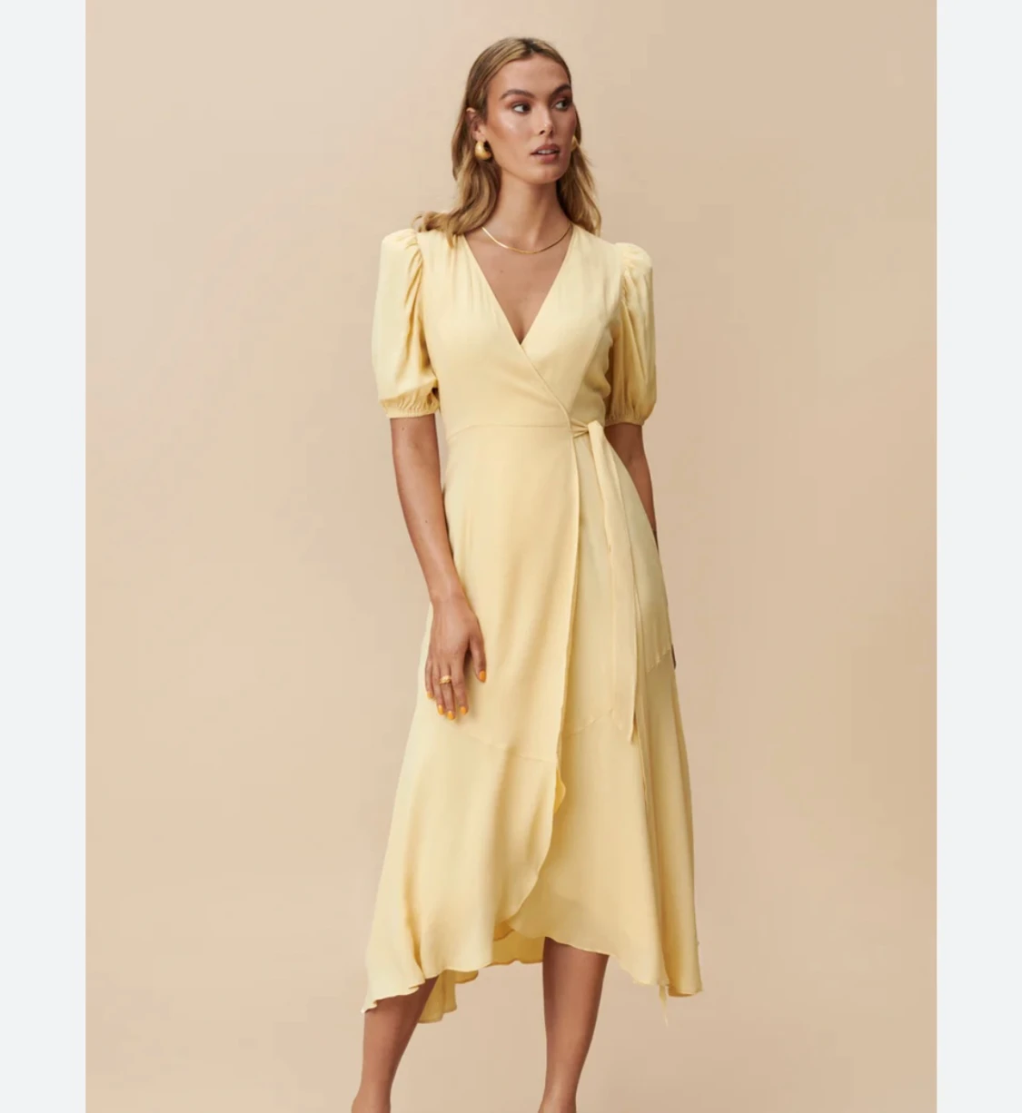 Adoore bordeaux wrap klänning