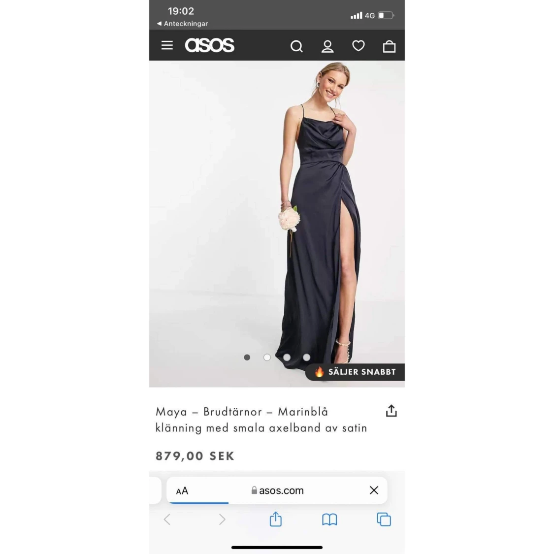 Balklänning + väska - 90