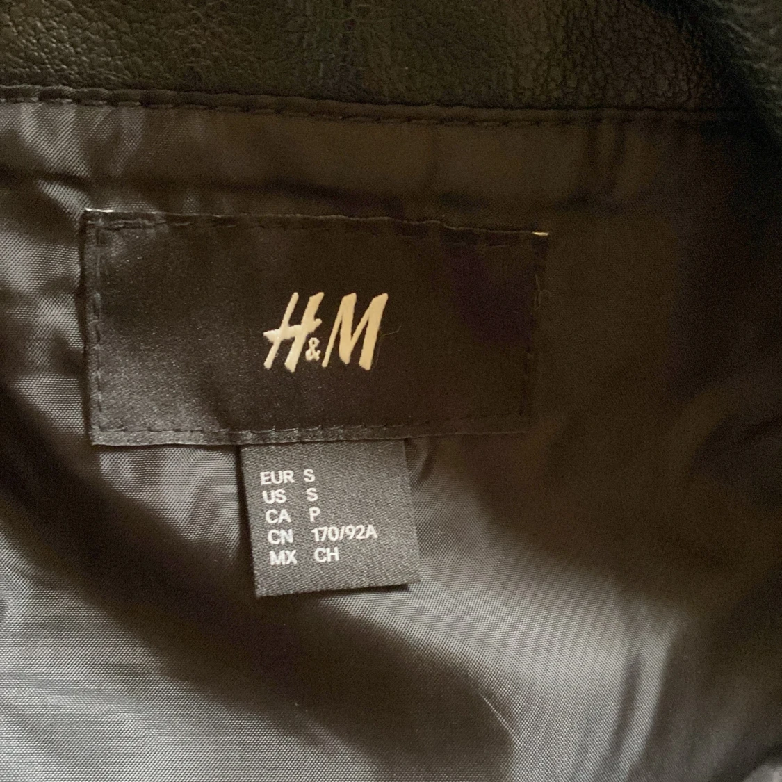 Läderjacka skinnjacka strl 36/S - 91