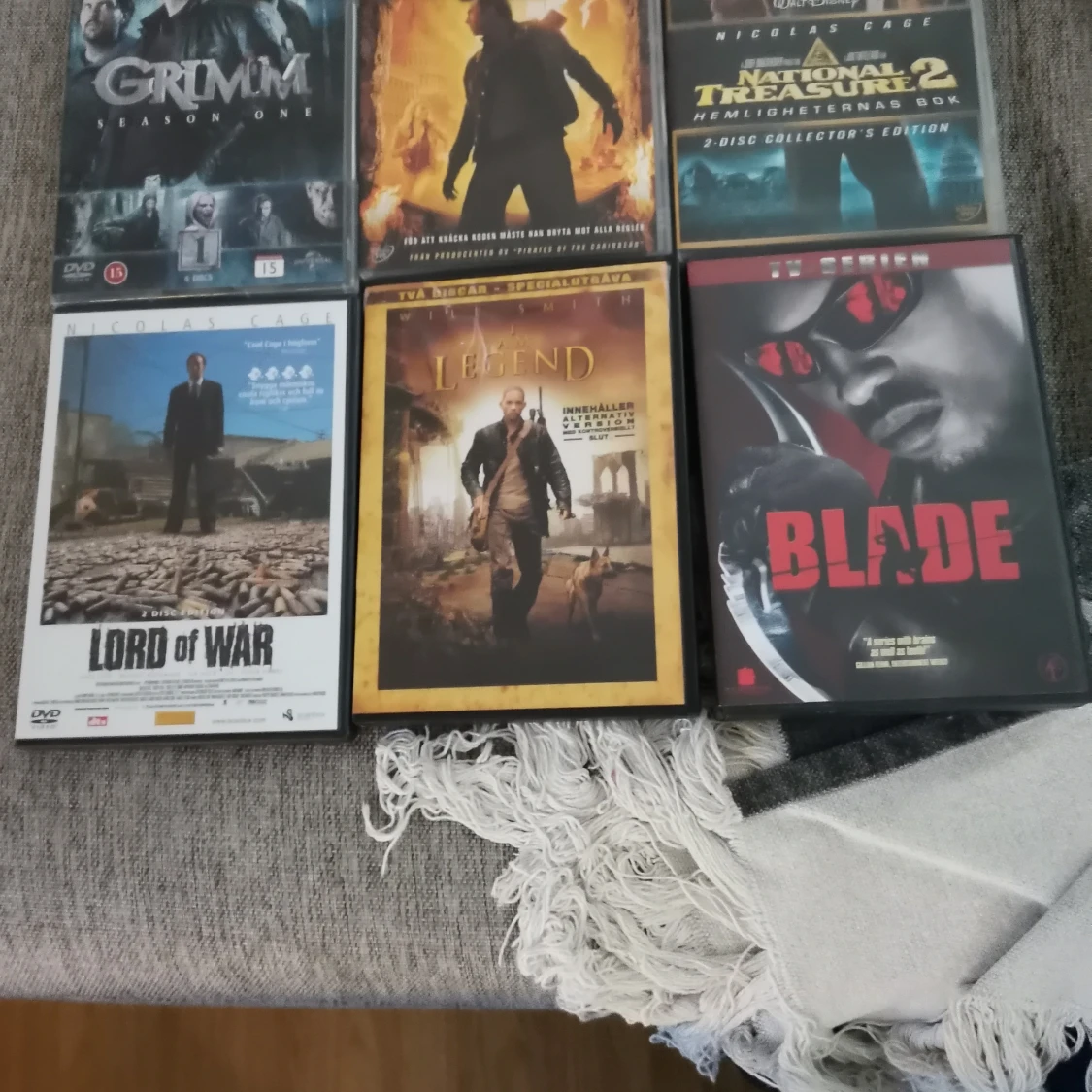 6 dvd filmer 20 kr st eller alla för 120