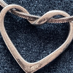 Silverhalsband hjärta  - Med stämpel 925