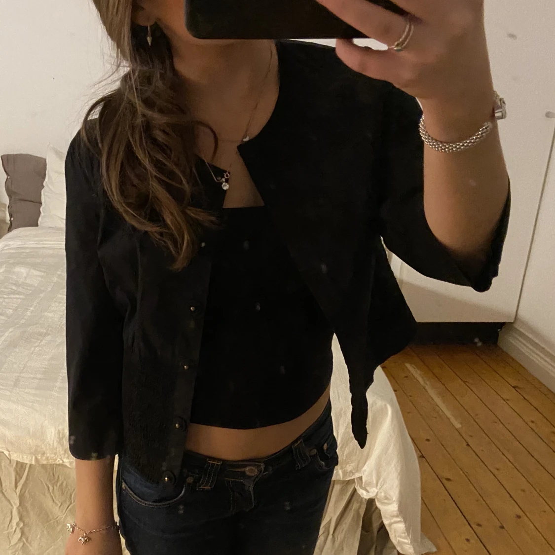 Trekvartsärmad jacka