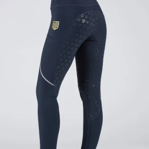 Maya delorez Ridbyxor  - Fina maya delorez ridbyxor. De är halvskodda med mörk blå färg. Använda en gång i veckan ungifär under 1 års tid. Inga defekter! (Säljer pga att jag har köpt nya). 