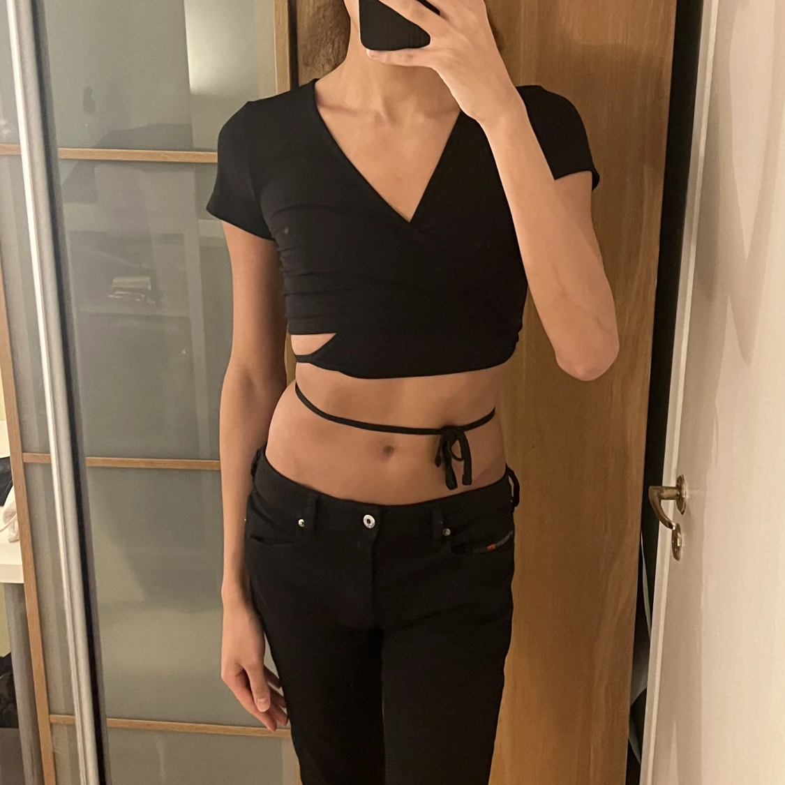 Cute svart top 