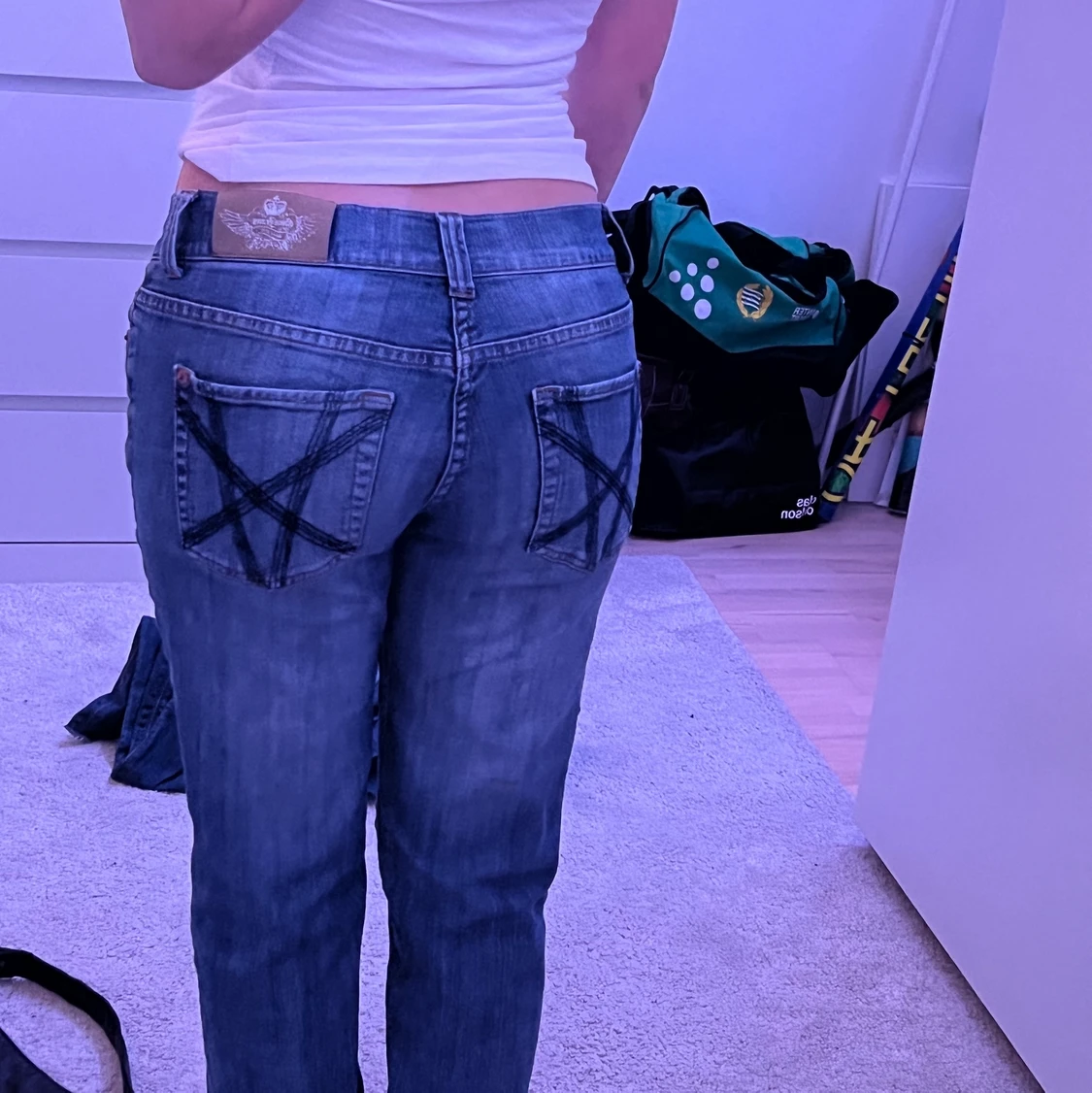 Lågmidjade jeans - 90