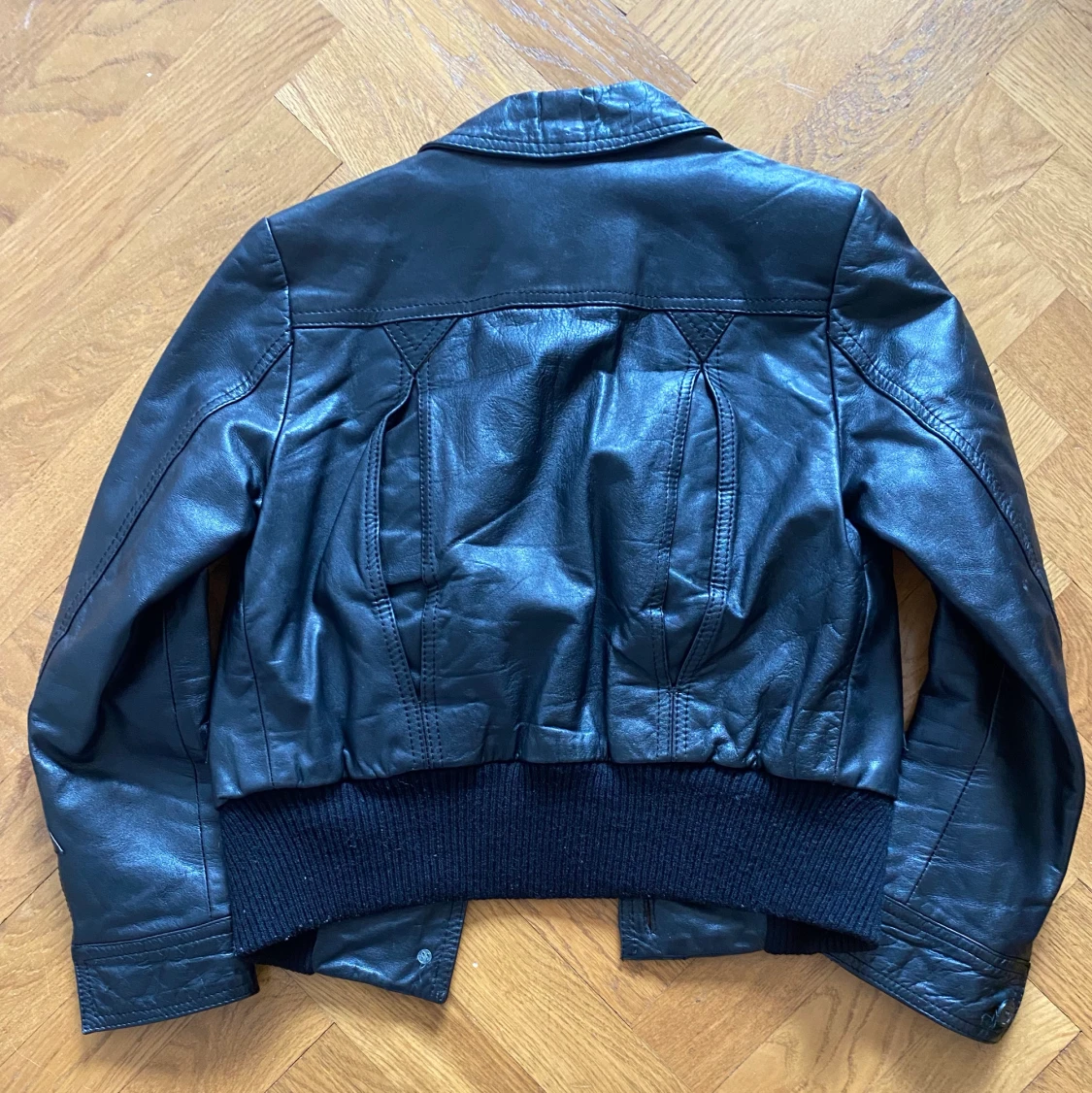 Skinnjacka vintage  - 90