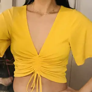 Yellow crop top in perfect conditions. Very comfortable. Size 38  Selling because I need. If you’re interested in more items I can give discount, so take a look at my marketplace ❤️ Can meet up in Malmö or delivery by shipping.