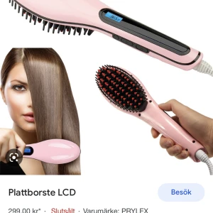 Plattång-värmeborste - Hej tjejer!💗 säljer min alldeles nya plattång-borste tyvärr kommer den inte till användning! Köpt på zalando för 299 mitt pris 100 kr! Hör av er i dm för intresse 💗💗