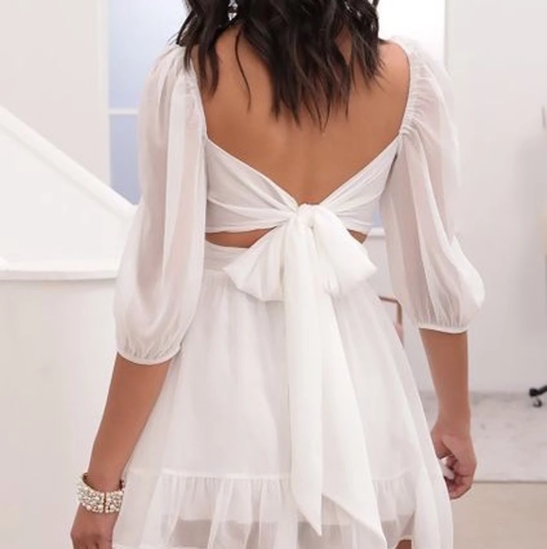  LUCY IN THE SKY vit klänning  - 91