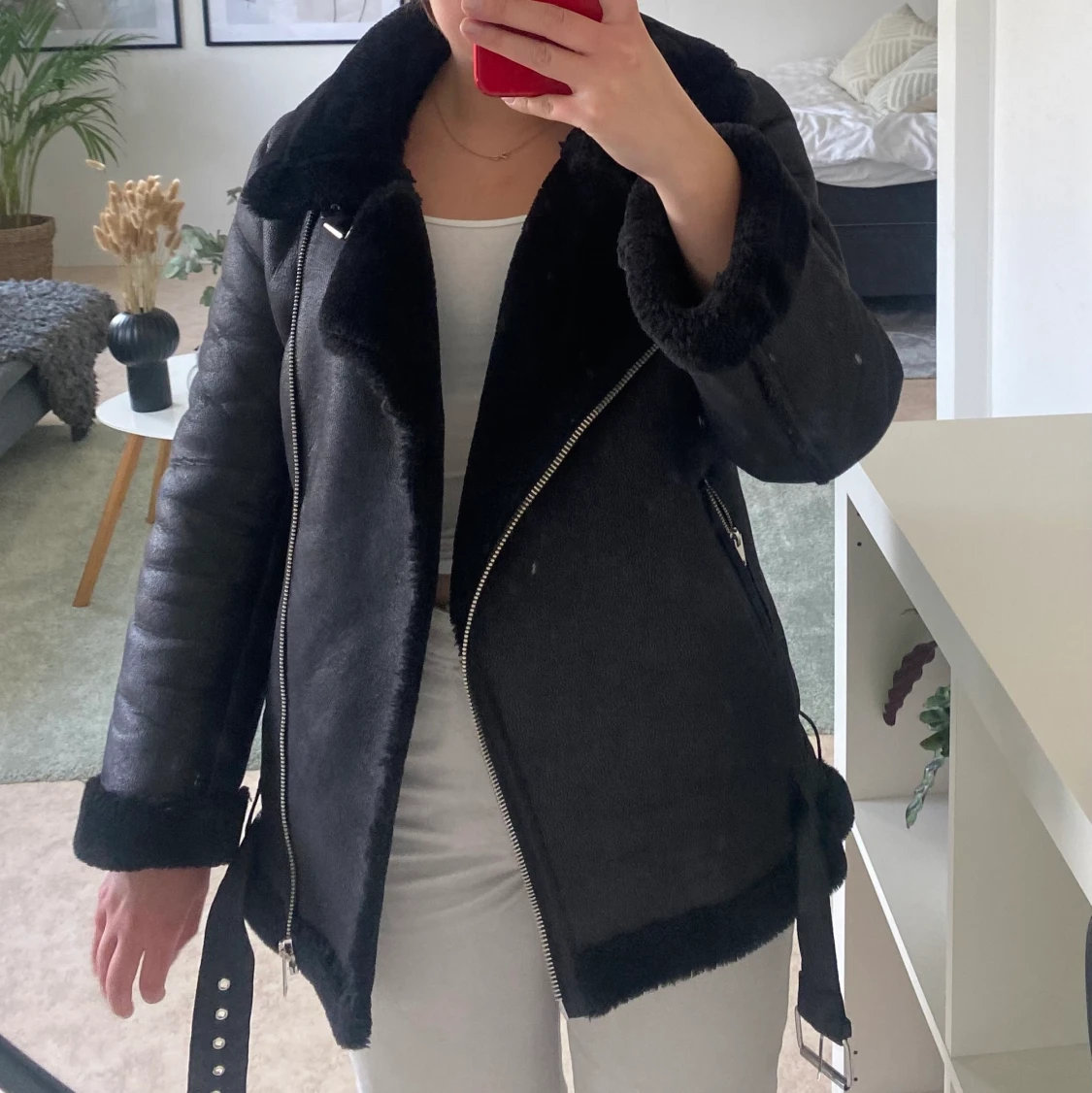 Oversized biker jacket (vinterjacka)  - 91
