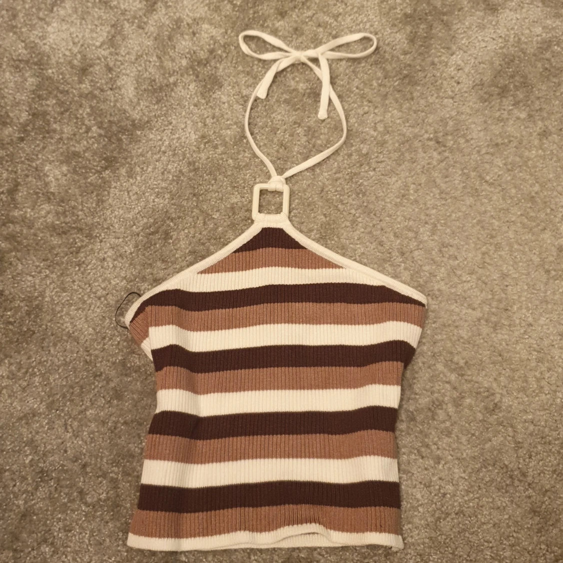 Brunt randig linne - 91