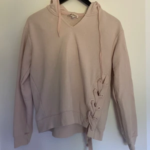 mysig hoodie - jätte fin ljusrosa hoodie 