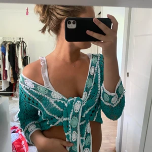 kofta/cover - Stickad kofta/cover-up, perfekt för sommaren och stranden💞