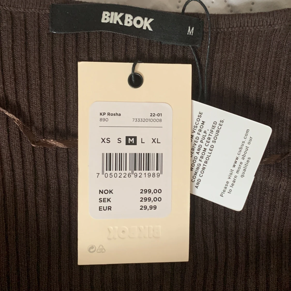 Bik Bok brun topp  - 91